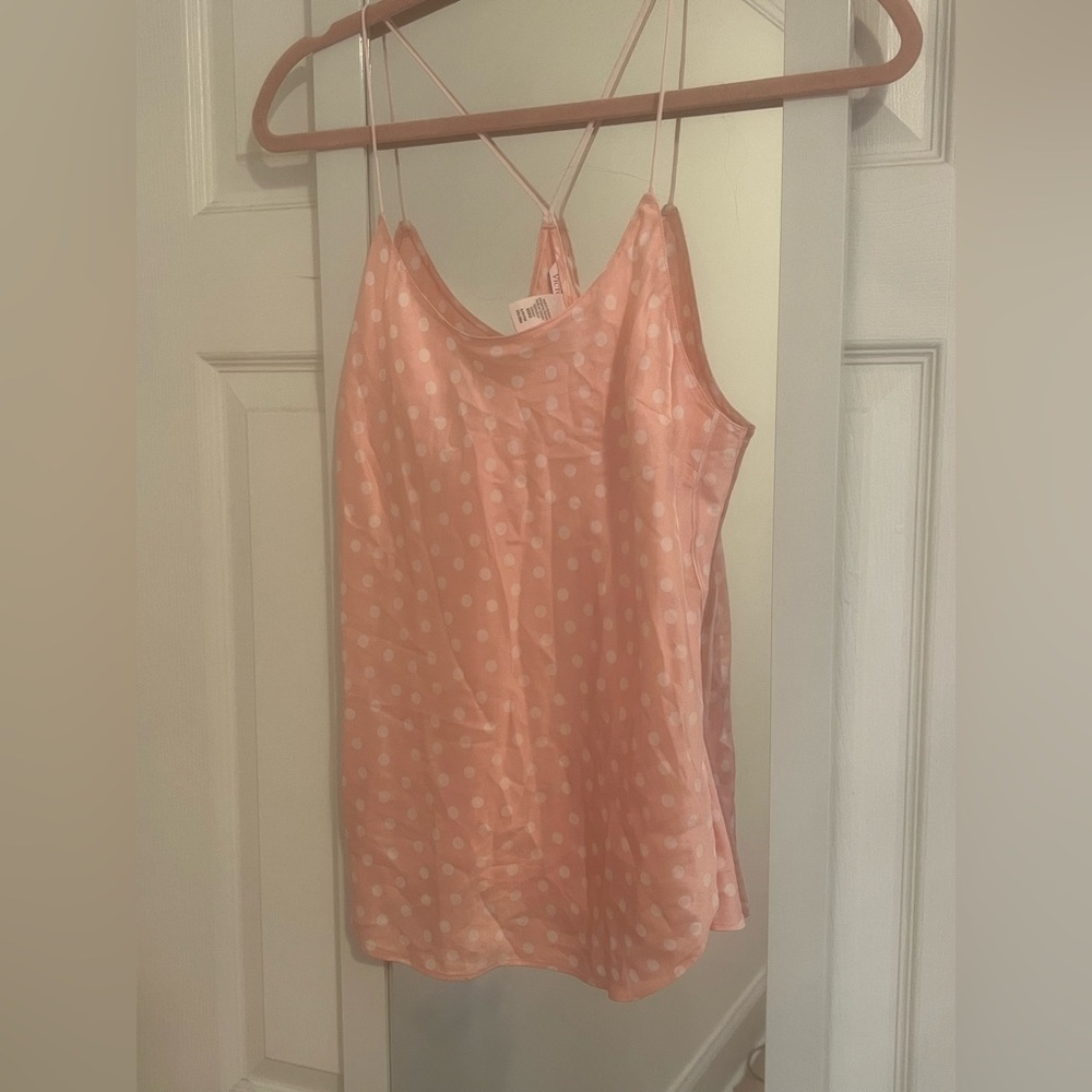 NWT Victoria’s Secret Polkadot Satin Cami